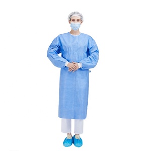 Camice Chirurgico Monouso Unisex in Tessuto Non Tessuto SMS per Isolamento Medico - Product Image 5