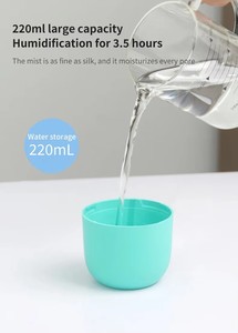 Xách tay LED ánh sáng siêu âm độ ẩm mini Cooler tạo độ ẩm xe Tabletop Máy phun sương tạo độ ẩm - Product Image 6