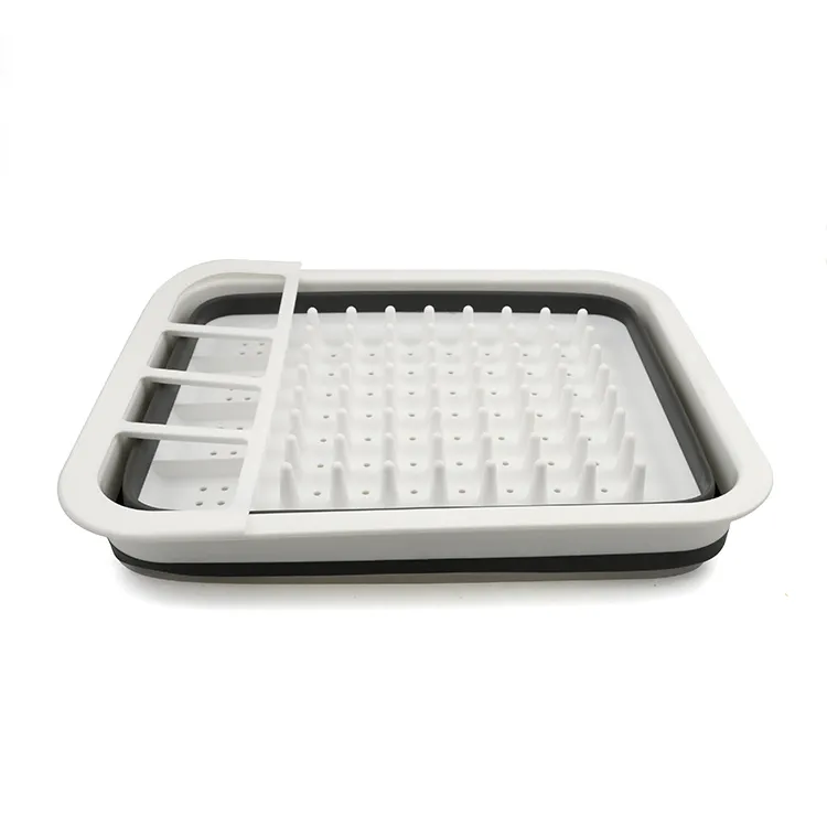 Folding Plastic Multifunctional Kitchen Sink Wash Drain Basket for Vegetable and Fruit Washing