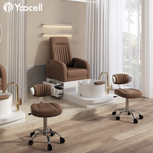 เก้าอี้นวดทำเล็บเท้าสำหรับร้านเสริมสวย Yoocell รุ่นปี <span class=keywords><strong>2022</strong></span> เก้าอี้ทำเล็บมืออาชีพสำหรับร้านทำเล็บ - Product Image 6