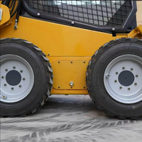 Mini Skid Steer Loader Kabin Hidrolik Wheel Front Loader Mesin Cummins Bertenaga Diesel Garansi 1 Tahun Efisiensi Tinggi