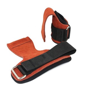 Poignées de protection pour la musculation, vente en gros, 3 trous, protection des paumes, pour la musculation et le Crossfit - Product Image 1