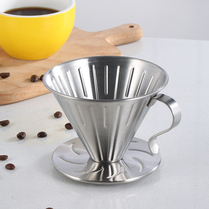 กาเฟย์ ชิ ถ้วยกรองกาแฟสแตนเลสเกรด 304 พร้อมที่จับสำหรับการชงแบบแมนนวล - Product Image 2