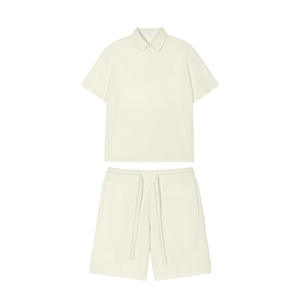 <span class=keywords><strong>Polo</strong></span> estiva da uomo in cotone con T-Shirt grafica con Logo personalizzato e Shorts-abbigliamento uomo personalizzabile - Product Image 2