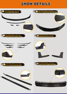 Factory OEM ODM High Quality Dry Carbon Car Body Parts for Tesla <strong>Model</strong> <strong>3</strong> Carbon Fiber Body Kit - Product Image 3