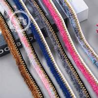 Ruban tressé à trois brins de 2 cm, vente en gros d'usine, pour textiles de maison, décoration de fenêtres, décoration de vêtements, bricolage fait main