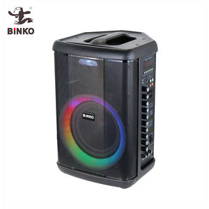 Binko 2024 nuevo 8 ''portátil Led luminoso caja de sonido de mano <span class=keywords><strong>altavoz</strong></span> bajo Blue Tooth Party Box Boombox 3 <span class=keywords><strong>altavoz</strong></span> deflector - Product Image 1
