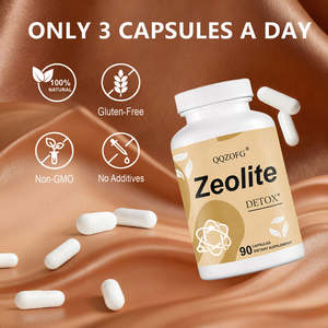 Píldoras de Desintoxicación de Zeolita Ultrafina Clinoptilolita - Eliminador <span class=keywords><strong>Natural</strong></span> de Toxinas, 90 Cápsulas Vegetales para el Apoyo Digestivo e Inmunológico - Product Image 3