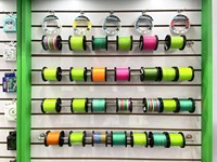 JUSTRON Ligne tressée PE 200m haute résistance, personnalisée OEM pour la pêche au gros gibier en eau salée, qualité supérieure