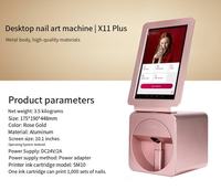 Machine d'impression d'ongles de bureau automatique intelligente en plastique, fonction 3D DIY, dessin animé, manucure, automatisation mobile, connexion WIFI