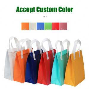 Emballage à emporter en tissu non tissé laminé, isolé, jetable, écologique, pour boissons, lait, supermarché, avec poignée de longueur de main - Product Image 5