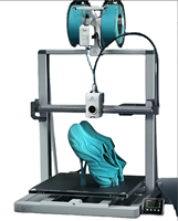 Imprimante 3D Ender-3 V3 Mega avec volume d'impression de 420x420x420mm, nouvelle version automatique pour grandes pièces et charges de travail en ferme d'impression, compatible PLA