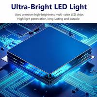 Feu de position latéral universel 12V/24V à LED, lampe d'identification de remorque, étanche, 5 couleurs pour camion, camping-car, pick-up, SUV