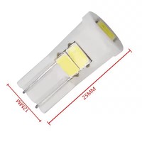 A80 T10 5630 6SMD Keramik LED-Lampe W5W 194 168 Autoken zeichen Innen leuchte Auto Styling 12V DC