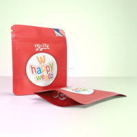 Sachet Doypack Personnalisé en Plastique Imprimé par Héliogravure, Anti-humidité, avec Fermeture Zip Holographique en Mylar, Taille Personnalisée, pour Aliments pour Animaux, Gelée et Friandises à Mâcher