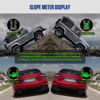 M60 Werks-Autokompass Neigungsmesser Tachometer GPS-Geschwindigkeit Neigungsanzeige Digitaler Neigungsmesser für Auto Offroad Zubehör