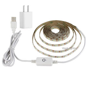 <span class=keywords><strong>USB</strong></span> <span class=keywords><strong>LED</strong></span> Bande Lumière 5V <span class=keywords><strong>TV</strong></span> Fond Souple Bande <span class=keywords><strong>Ruban</strong></span> Avec ON/OFF Commutateur SMD2835 60Leds/m 3528SMD Cabinet Corde Lampe De Bande - Product Image 1