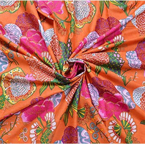 Waterproof <strong>Hippy</strong> Floral Digital Printing Custom <strong>Dress</strong> Designer Boho Print Stretch <strong>Uk</strong> Spandex Jacquard Cotton Jersey Boho Fabric - Product Image 5