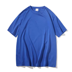 T-shirt noir pour homme, coupe classique, 100% coton tricoté 240g, uni, manches courtes, col rond, streetwear personnalisé, décontracté, logo sur le devant - Product Image 3