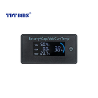 BMS Inteligente con Pantalla LCD, Medidor de Voltaje, Corriente, Temperatura, Capacidad, SOC, Coulombímetro Inteligente