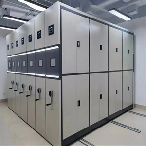 Thép Thông Minh Mật Độ Cao Hệ Thống Giá Giải Pháp Lắp Ráp Kim Loại Di Động Máy Nén Cho Thư Viện Chính Phủ Bệnh Viện Tầng Hầm - Product Image 3