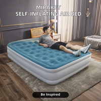 Mirakey Lit Gonflable Personnalisé Queen Convertible Autogonflant, Matelas d'Air Carré