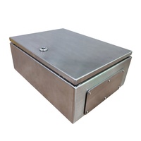Caja de Distribución Impermeable de Acero Inoxidable 304 para Montaje en Pared Interior/Exterior, Personalizada por el Fabricante, con Clasificación IP65, Modelo 001
