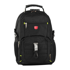 Mochila escolar de gran capacidad, mochila negra para ordenador portátil, mochila para ordenador de viaje de negocios, mochila de nailon duradera para hombres y mujeres - Product Image 1