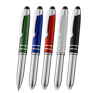 Bolígrafo con Logotipo Personalizado, Bolígrafo de Metal TITANIUM TOUCH, Tinta Negra/Azul Duradera, Múltiples Colores, Promoción de Oficina - Product Image 1