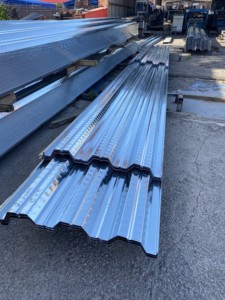 Tôle d'acier ondulée galvanisée à prix avantageux, revêtement zinc 60g, pour toiture, haute résistance à la soudure, à la pliage et à la découpe, conforme ASTM - Product Image 3