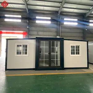 Quickly Assembled Premade House Prefabricated Foldable Prefab Home Steel Boxable Luxury Expandable Container House With Bathroom