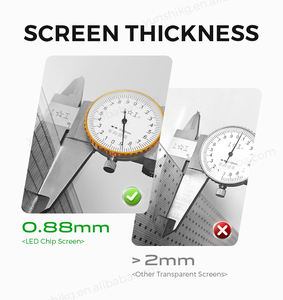 Display LED P6 Flessibile e Trasparente per Pubblicità Interna ed Esterna, Automotive, Schermo Morbido - Product Image 3