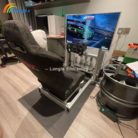 Simucupe Formula Sim Racing Cockpits - Soporte para Asiento, Teclado, Freno de Mano, Simulador de Conducción y Juegos