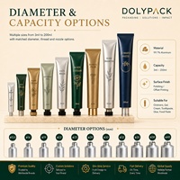 Tubes métalliques pliables sur mesure pour cosmétiques, dentifrice, crème visage, mains et corps, pommade, en aluminium pur à 99,7 %
