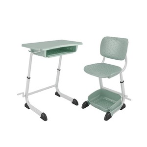 Conjunto de Escritorio y Silla para Estudiantes de <span class=keywords><strong>Aula</strong></span> de Actividades Bo Jiao, Escritorio y Silla Escolar Moderna Individual para <span class=keywords><strong>Aula</strong></span> - Product Image 2