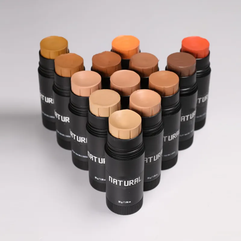 OEM 14 Colors Foundation Stick 10g Customization Private Label Concealer Stick Waterproof Stick Foundation Makeup