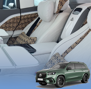 Gelvshi Applicable 2021 GLS580 (X167) GLS600 Pack Cuir 4 places (Blanc Cristal/Gris Argent Nacré) - Product Image 1