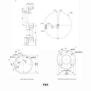 <span class=keywords><strong>Robot</strong></span> Colaborativo de Alto Rendimiento FR3C de 6 Ejes, Carga Útil de 3 kg, IP54/IP65, Velocidad TCP de 1 m/s, Construcción de Aluminio y Acero para un Desempeño Rápido - Product Image 2