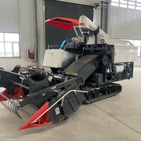 Moissonneuse-batteuse multifonctionnelle pour la récolte du riz, du blé, du colza, du manioc et des céréales, largeur de travail de 2000 mm, moteur de 90 à 120 CV
