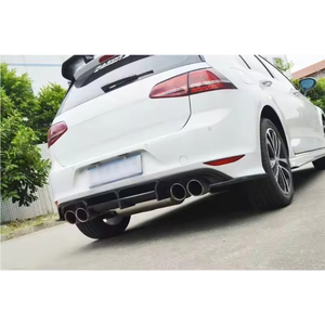 Diffuseur de pare-chocs arrière en fibre de carbone pour Volkswagen VW GOLF 7 VII MK7 R R-LINE 2014 2015 2016 2017 - Product Image 3