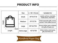Sacs cadeaux écologiques classiques réutilisables imperméables à motif floral en forme de cœur avec ruban, petite taille, pour vêtements et emballages cosmétiques