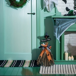 <span class=keywords><strong>Halloween</strong></span> KTV Store Articles de décoration de la maternelle: Couronne de sorcière épouvantail citrouille épouvantail balai décorations suspendues - Product Image 2