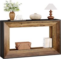Table console rectangulaire moderne en bois pour salon, fabriquée en Chine
