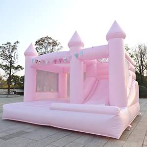 Châteaux gonflables de maison pleine d'entrain sautant de <span class=keywords><strong>fleur</strong></span> colorée matérielle durable à vendre - Product Image 6