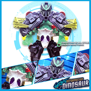 DIY Lernspielzeug 6 in 1 STEM Dinosaurier-Roboter Verwandelbares Spielzeug-Set Dinosaurier-Ei Verwandelt sich in Dinosaurier-Actionfiguren - Product Image 4