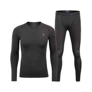 Vêtement de sport d'extérieur personnalisé, respirant, en tissu thermique, avec protection UV, manches longues, couche de base compressive - Product Image 1