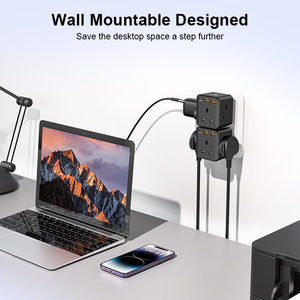 Điện thoại hành tinh USB để USB C mulity thiết bị cắm ổ cắm CE/ukca/bs1363 20W PD qc30w tường sạc phổ Travel Adapter - Product Image 5