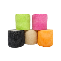 Pansement auto-adhésif non tissé facilement déchirable, bandage élastique cohésif pour animaux