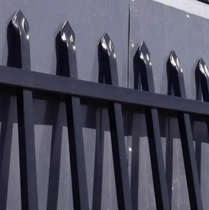 Powder Coated Aluminum Galvanized Steel Heat Security Fence Railings Modern Eco Friendly Garden Perimeter <strong>Border</strong> <strong>Fencing</strong> - Product Image 2