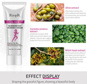 Tik tok crème brûle-graisse d'olive efficace Offre Spéciale jambes et taille gel amincissant crème de massage - Product Image 4
